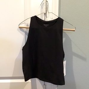 Athleta Core Shanti Crop Tank | Black | Medium